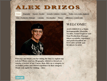 Tablet Screenshot of alexdrizos.com